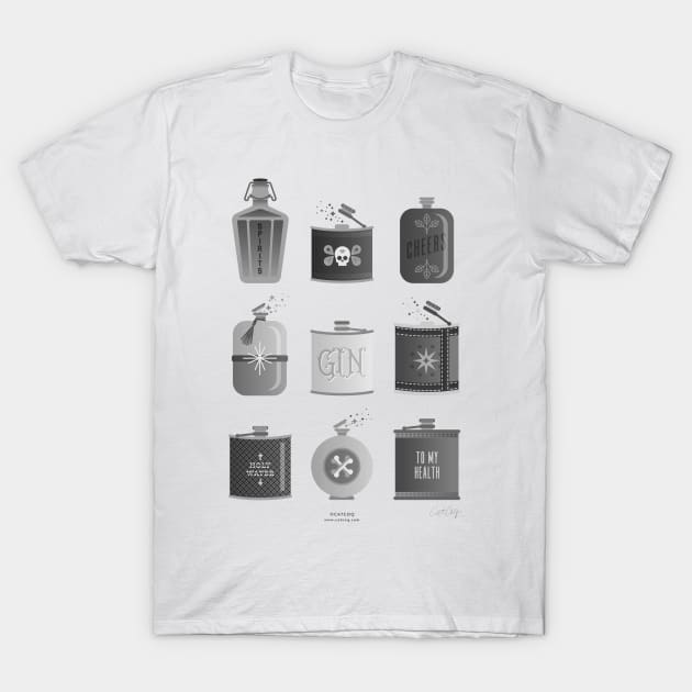 flask black T-Shirt by CatCoq